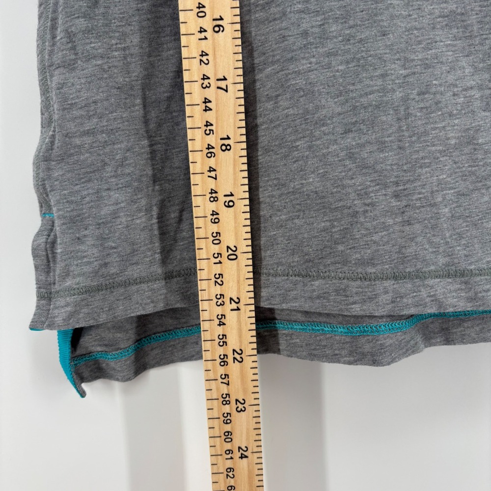 Ivivva Girls Polo Shirt Size 10 Gray Short Sleeve Heathered Activewear Lululemon - Picture 5 of 7